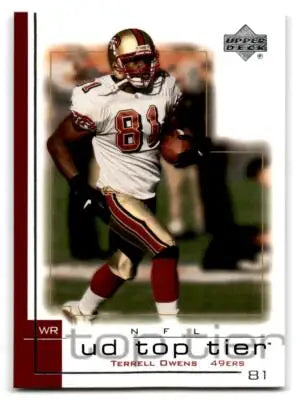 2001 Upper Deck Top Tier #152 Terrell Owens - Football Card Single