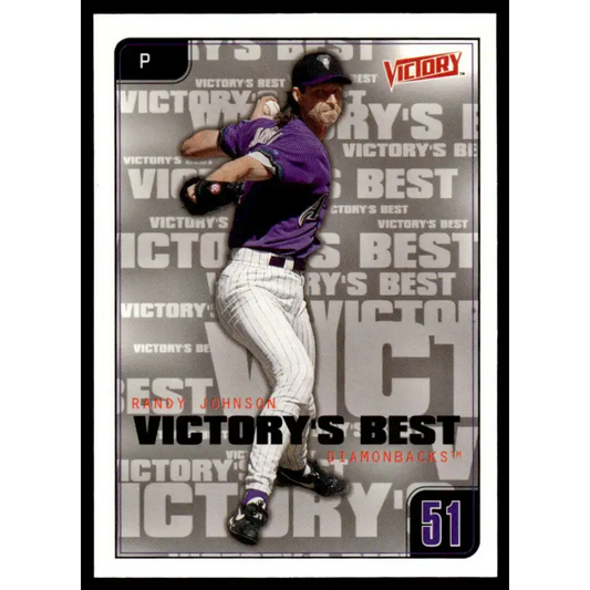 2001 Upper Deck Victory #631 Randy Johnson EX/NM Arizona Diamondbacks Baseball Card - Baseball Card Single