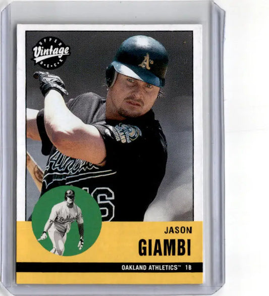 2001 Upper Deck Vintage #12 Jason Giambi - Baseball Card Single