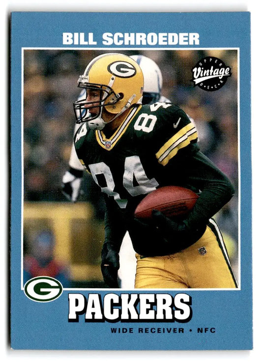 2001 Upper Deck Vintage #68 Bill Schroeder - Football Card Single