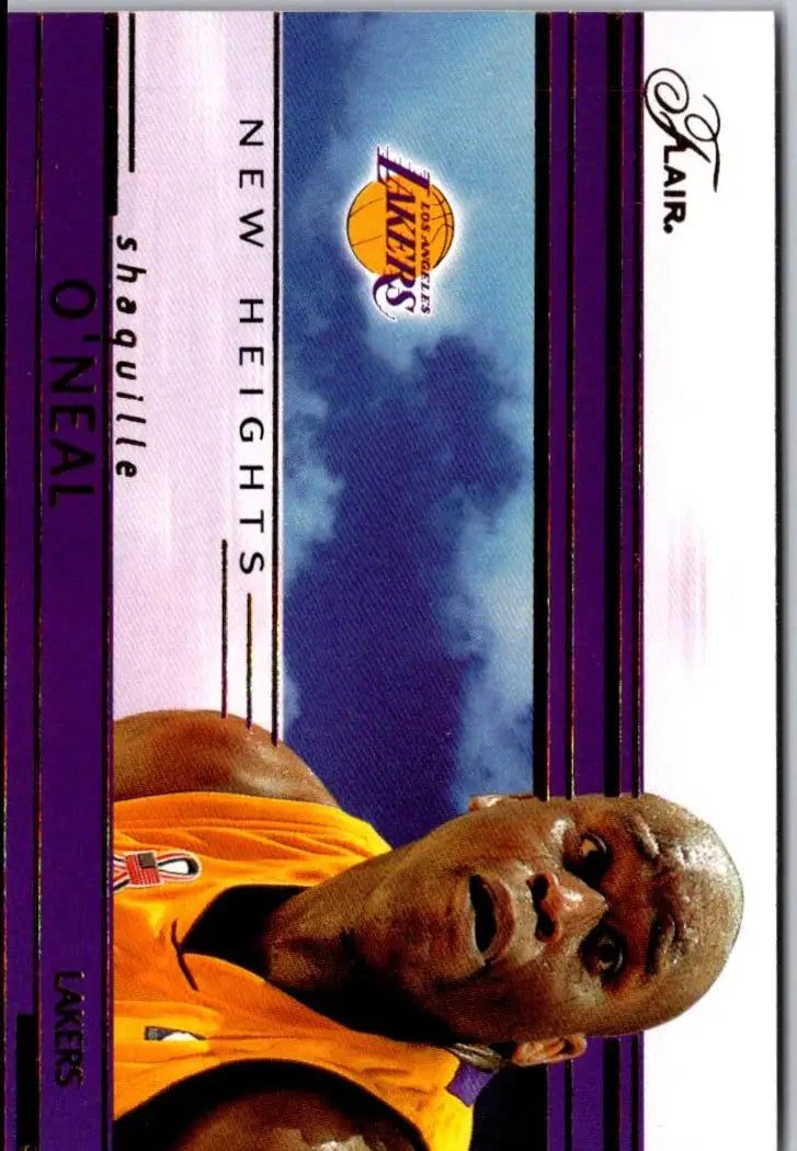 2002-03 Flair #16 NH Shaquille O’Neal New Heights - Basketball Card Single