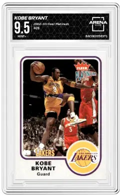 2002-03 Fleer Platinum Kobe Bryant #26 Basketball Arena Club 9.5 - Basketball Card Single