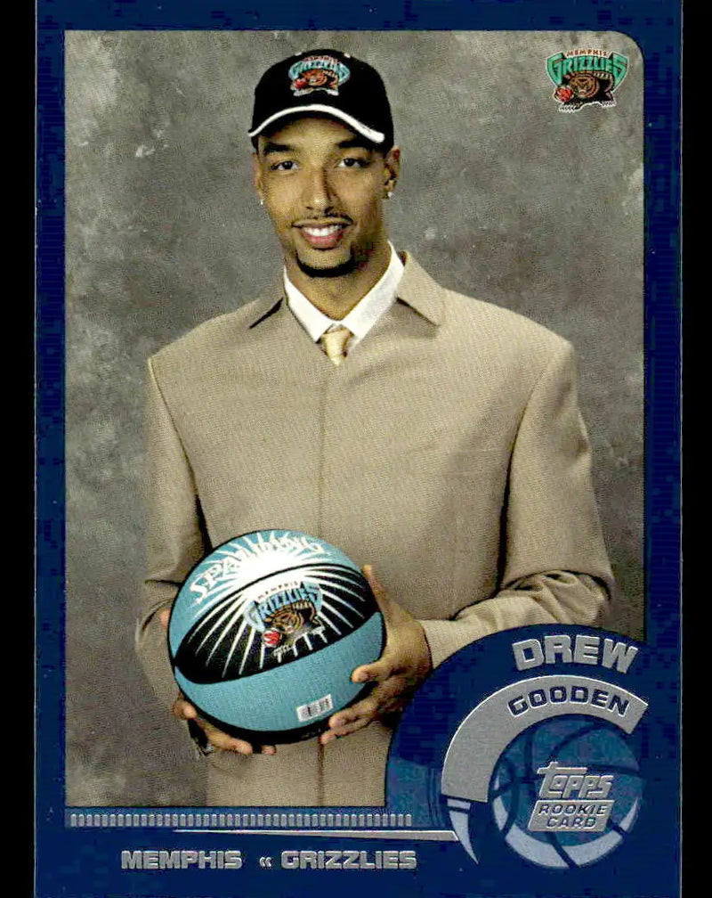 2002-03 Topps #188 Drew Gooden Base RC Memphis Grizzlies - Basketball Card Single