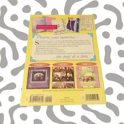 Scrapbooking idea book from 2002 Better Homes and Gardens Scrapbooking with original gloss