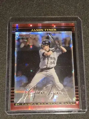 2002 Bowman Chrome #84 Jason Tyner X-Fractors #/250 - Baseball Card Single