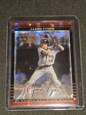 2002 Bowman Chrome #84 Jason Tyner X-Fractors #/250 - Baseball Card Single