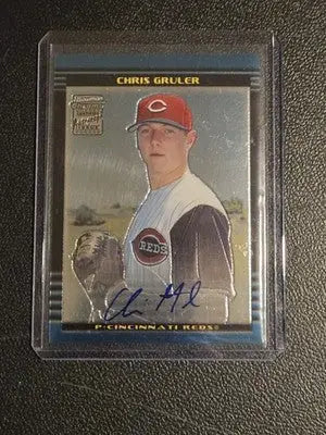 2002 Bowman Draft Picks & Prospects #BDP167 Chris Gruler Chrome - Baseball Card Single