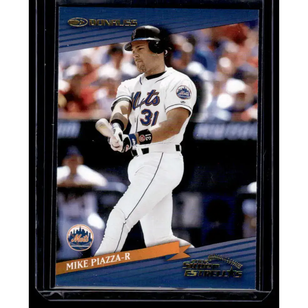 2002 Donruss Super Estrellas #52 Mike Piazza EX/NM New York Mets Baseball Card - Baseball Card Single