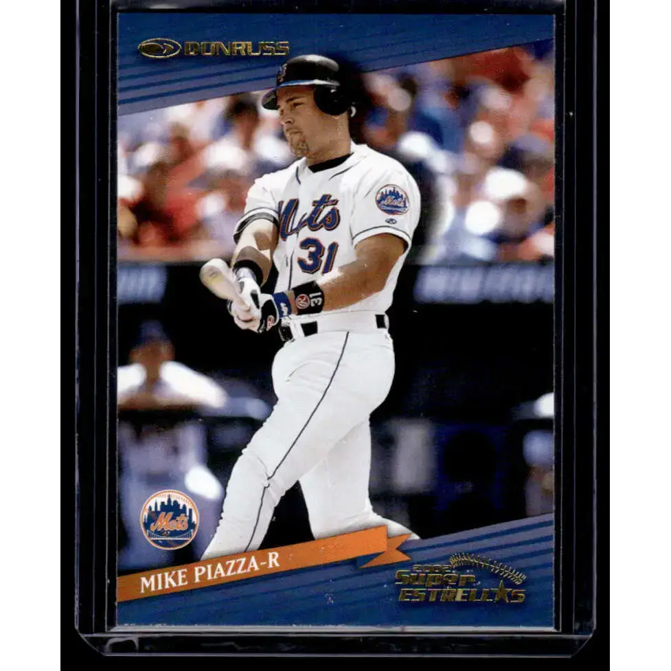 2002 Donruss Super Estrellas #52 Mike Piazza EX/NM New York Mets Baseball Card - Baseball Card Single