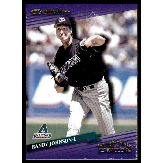 2002 Donruss Super Estrellas #7 Randy Johnson EX/NM Arizona Diamondbacks Baseball Card - Baseball Card Single