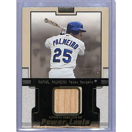 2002 Flair #NNO Rafael Palmeiro Power Tools Bats Gold #/100 NM-MT Baseball Card - Baseball Card Single