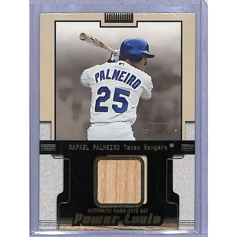2002 Flair #NNO Rafael Palmeiro Power Tools Bats Gold #/100 NM-MT Baseball Card - Baseball Card Single