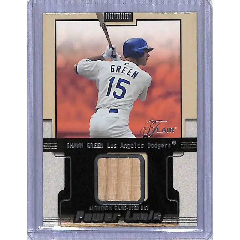 2002 Flair #NNO Shawn Green Power Tools Bats NM-MT Baseball Card - Baseball Card Single