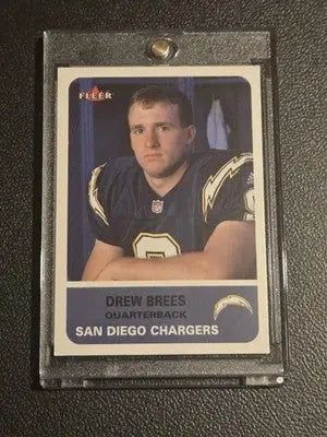 2002 Fleer #8 Drew Brees - Football Card Single