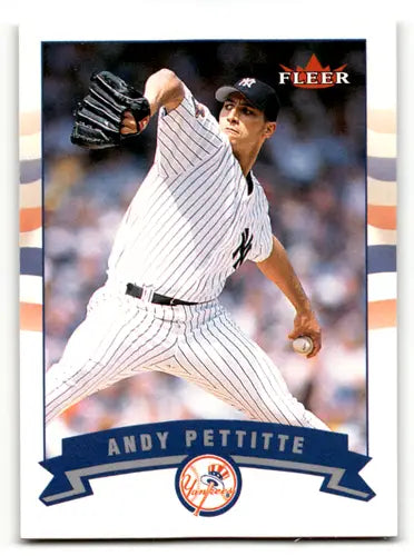 2002 Fleer Gold Backs #196 Andy Pettitte NM-MT Yankees ID:61382 - Baseball Card Single