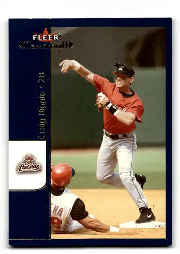 2002 Fleer Maximum #114 Craig Biggio NM Near Mint Astros ID:57945 - Baseball Card Single