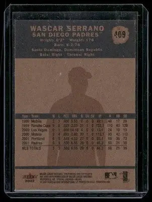 2002 Fleer Tradition Wascar Serrano #409 Baseball - Baseball Card Single