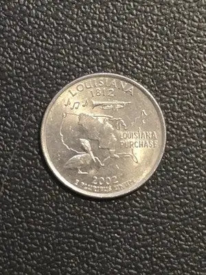 2002 P Louisiana State Quarter - 50 State Quarters Program - Coins & Currency