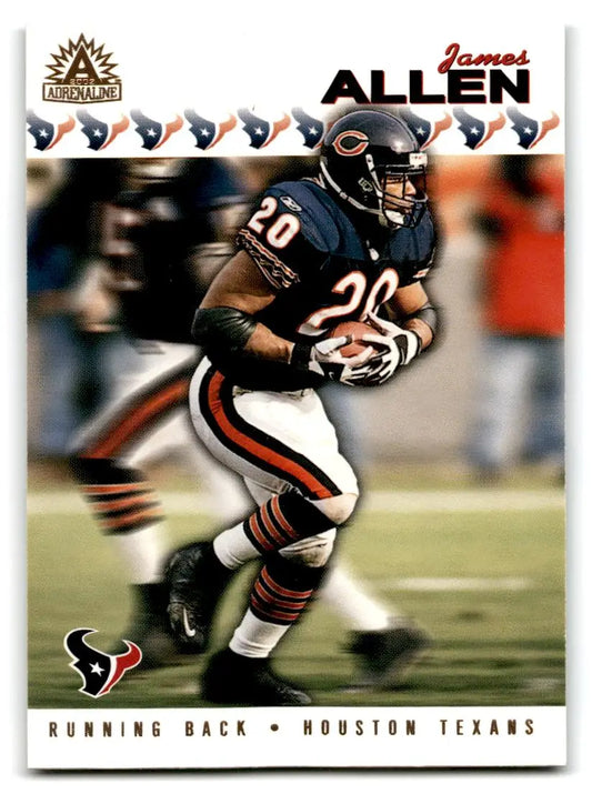 2002 Pacific Adrenaline #109 James Allen - Football Card Single