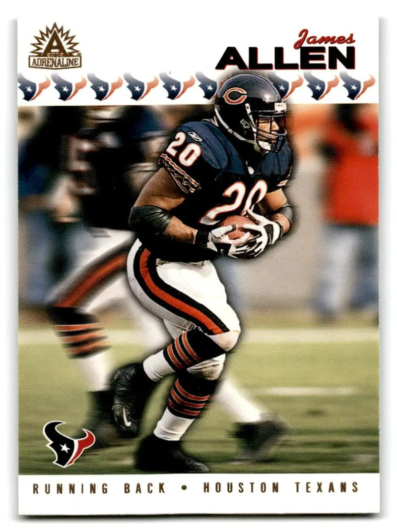 2002 Pacific Adrenaline #109 James Allen - Football Card Single