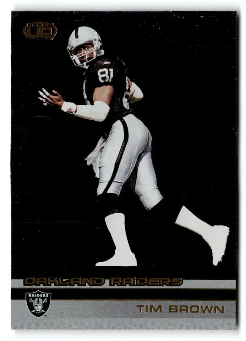 2002 Pacific Heads Up #86 Tim Brown - Football Card Single