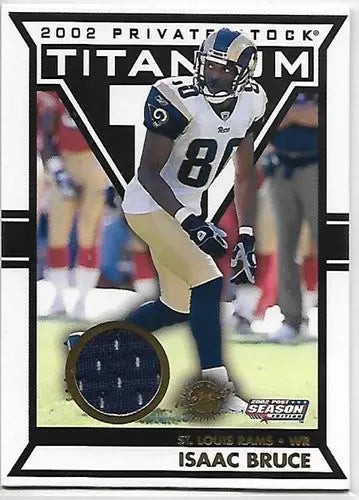 2002 Pacific Private Stock Titanium Postseason Edition #115 Isaac Bruce ID:28163 - Football Card Single