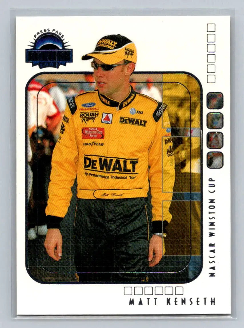 2002 Press Pass Eclipse #12 Matt Kenseth Roush Racing - Racing Card Single