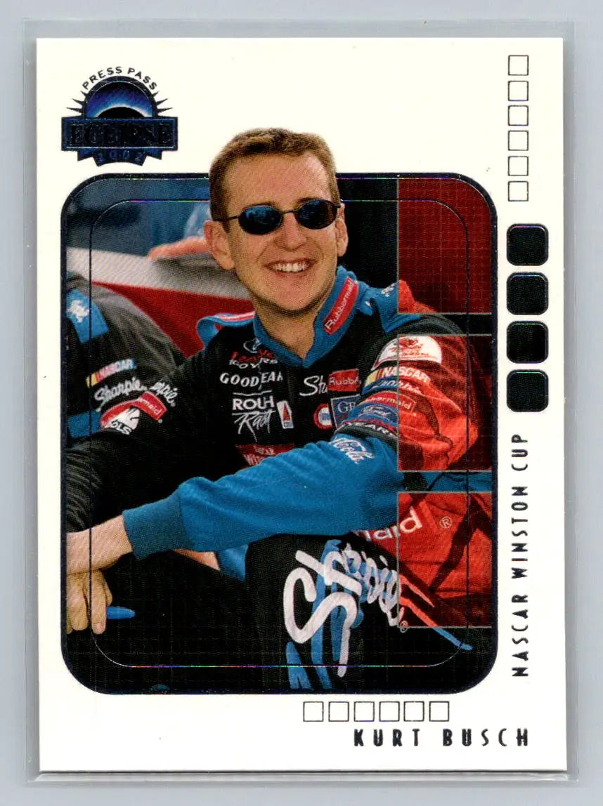 2002 Press Pass Eclipse #21 Kurt Busch Roush Racing - Racing Card Single