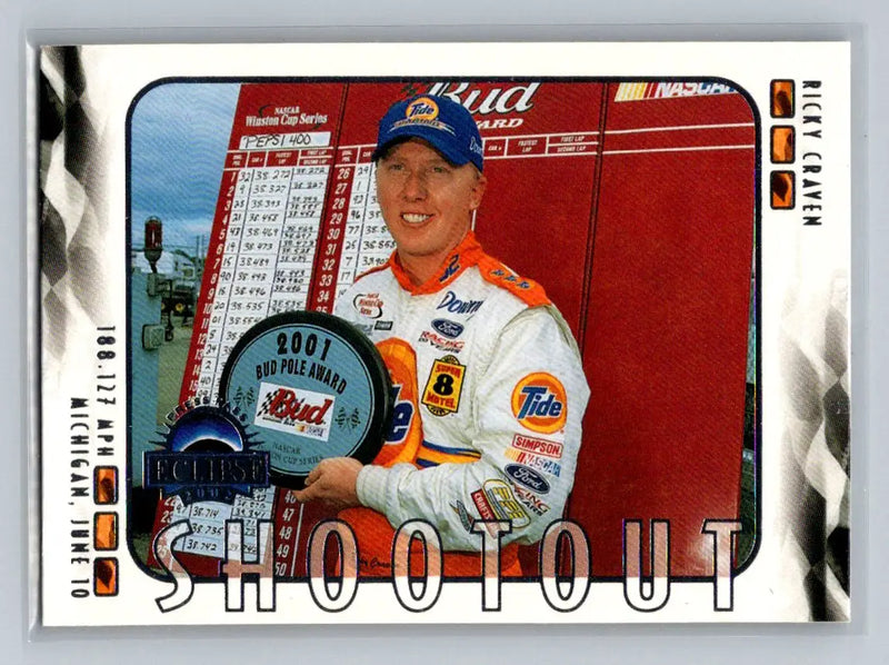 2002 Press Pass Eclipse #48 Ricky Craven PPI Motorsports - Racing Card Single