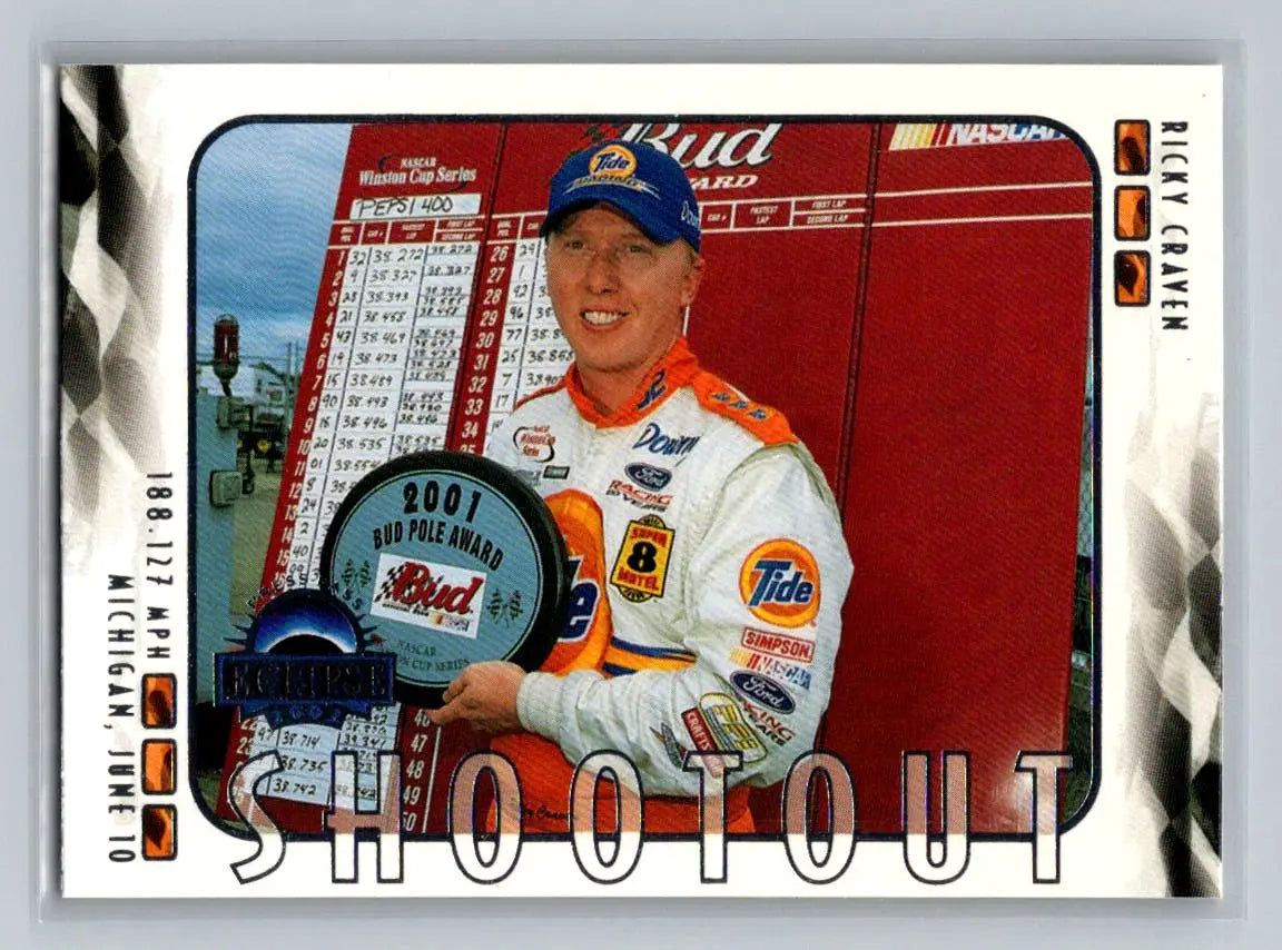 2002 Press Pass Eclipse #48 Ricky Craven PPI Motorsports - Racing Card Single