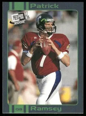 2002 Press Pass JE Patrick Ramsey 16/27 Football - Football Card Single