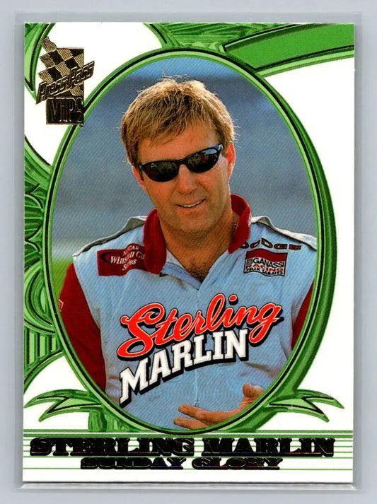 2002 Press Pass VIP #22 Sterling Marlin Chip Ganassi Racing with Felix Sabates - Racing Card Single