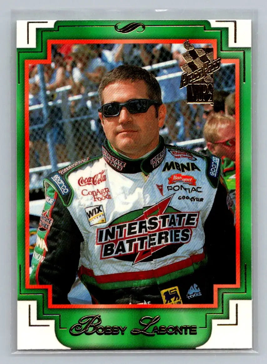 2002 Press Pass VIP #8 Bobby Labonte Joe Gibbs Racing - Racing Card Single