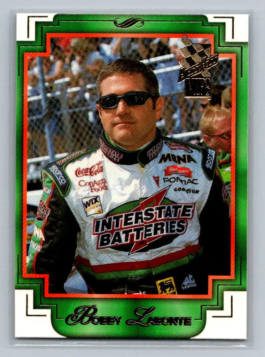 2002 Press Pass VIP #8 Bobby Labonte Joe Gibbs Racing - Racing Card Single