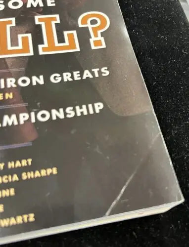 Damaged book cover of 2002 Texas Monthly Magazine Football featuring Troy Aikman and Roger Staubach