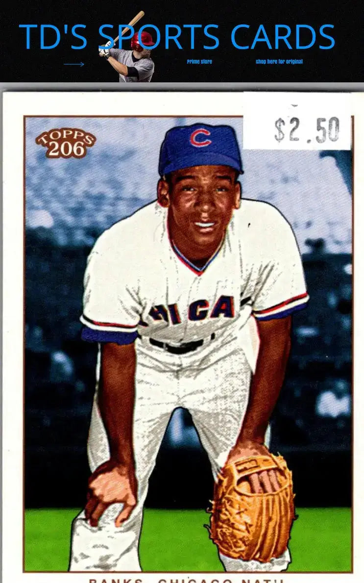 2002 Topps 206 #157 Ernie Banks - Baseball Card Single
