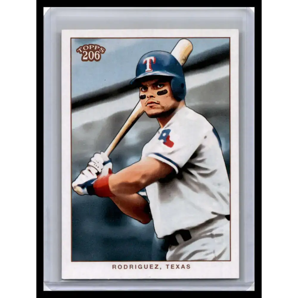 2002 Topps 206 #246b Ivan Rodriguez NM-MT Texas Rangers Baseball Card - Baseball Card Single