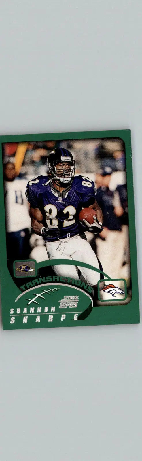 2002 Topps #6 Shannon Sharpe Denver Broncos - Football Card Single