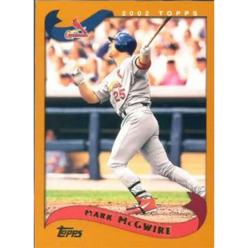 2002 Topps #600 Mark McGwire NM-MT St. Louis Cardinals Baseball Card - Baseball Card Single
