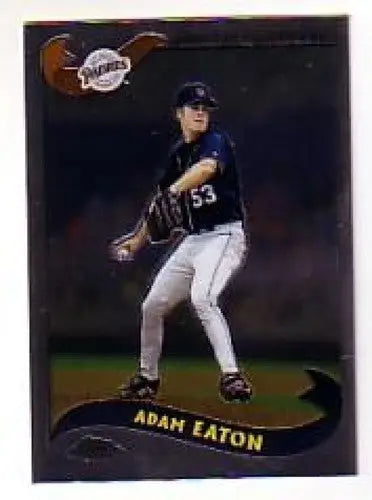 Adam Eaton baseball card from Topps Chrome 2002 with original gloss Padres NM-MT