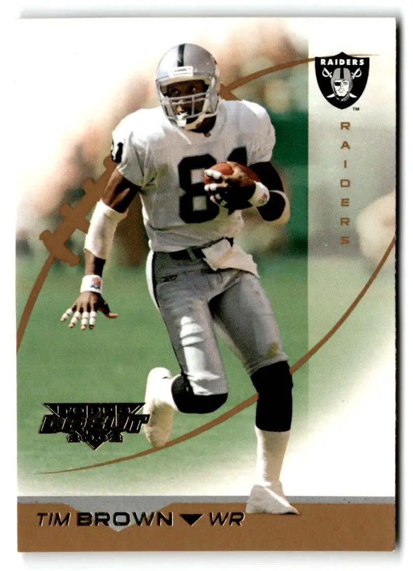 2002 Topps Debut #10 Tim Brown - Football Card Single