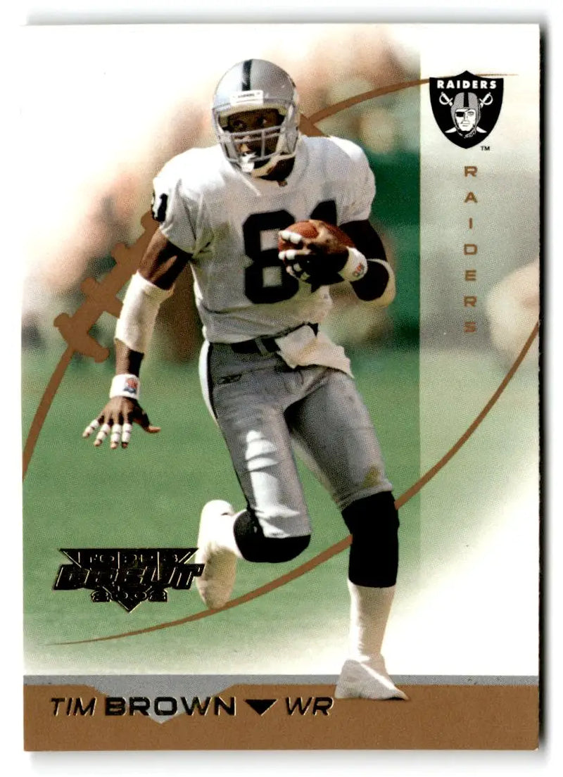 2002 Topps Debut #10 Tim Brown - Football Card Single