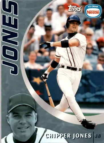 2002 Topps Nestle #2 Chipper Jones NM-MT Braves ID:46106 - Baseball Card Single