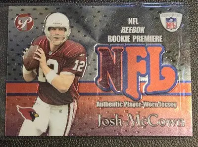 2002 Topps Pristine #RPR-JM Josh McCown Rookie Premiere Jerseys - Football Card Single