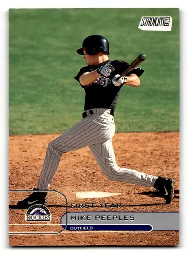 2002 Topps Stadium Club #120 Mike Peeples 1321/2999 NM-MT RC Rookie Roc ID:62114 - Baseball Card Single