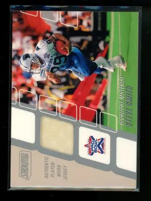 2002 Topps Stadium Club Highlight Material Steve Smith Pro Bowl Relic 0715/1499