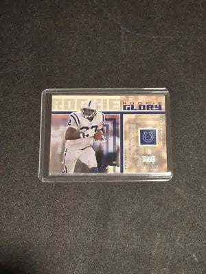 2002 UD Piece of History #RG-5 Edgerrin James Rookie Glory - Football Card Single