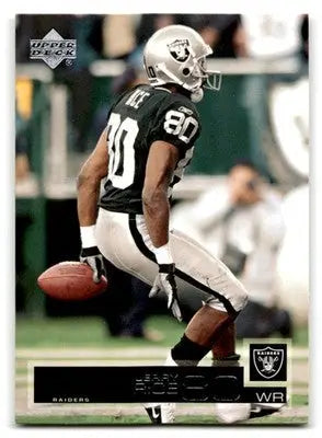 2002 Upper Deck Football Jerry Rice #123 Oakland Raiders - Football Card Single