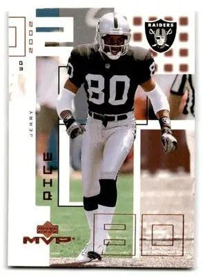 2002 Upper Deck Football MVP Jerry Rice #172 Oakland Raiders - Football Card Single