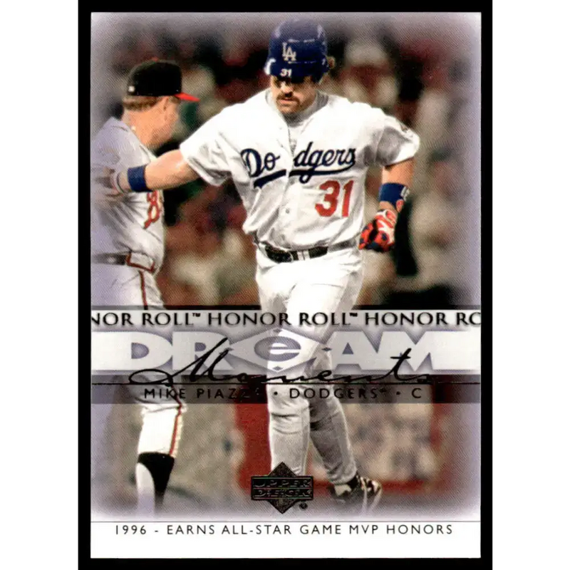 2002 Upper Deck Honor Roll #33 Mike Piazza EX/NM Los Angeles Dodgers Baseball Card - Baseball Card Single